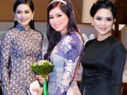 Thời trang - Mẹ chồng Tăng Thanh Hà đầy đặn và quyến rũ với áo dài