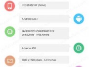 Eva Sành điệu - HTC Hima (One M9) màn hình 5 inch lộ diện trên trang benchmark