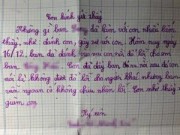 Tin tức - Bức thư đáng suy nghĩ: 'Con nhờ thầy xử bạn giùm con'