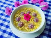 Bếp Eva - Chè đậu xanh khoai lang tím thanh mát, thơm bùi
