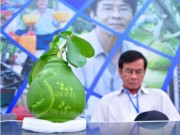 Nhà đẹp - Ngắm bưởi hồ lô hình bản đồ Việt Nam ở Hà Nội