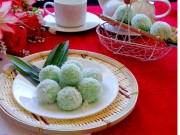 Bếp Eva - Bánh nếp lá dứa nhân dừa đầy hấp dẫn