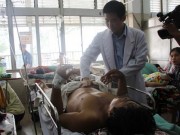 Tin tức - Sập giàn giáo, một nạn nhân bị vỡ xương chậu