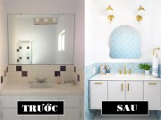 Nhà đẹp - Bỏ 4 tháng tự sửa phòng tắm siêu đẹp