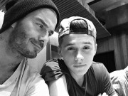 Làng sao - Beckham bị fan "ngó lơ" vì con trai Brooklyn