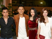 Làng sao - Tuấn Hưng và vợ tay trong tay dự đám cưới bạn thân