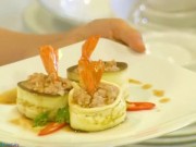 Bếp Eva - Cà tím cuộn tôm thịt ngon miệng, tốt cho sức khỏe