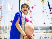 Bà bầu - Bộ ảnh bầu phá cách đầy cảm hứng của mẹ Ấn Độ