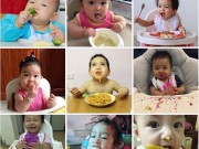 Làm mẹ - Hàng trăm mẹ Việt khoe ảnh con ăn dặm “sướng như tiên”