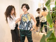 Thời trang - Kathy Uyên lung linh trong sắc gấm đương đại