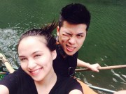 Làng sao - Chồng Diễm Hương "học" cách tỏ tình của Huỳnh Hiểu Minh