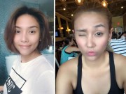 Làm đẹp - Võ Hoàng Yến khác lạ với mặt mộc, tóc ngắn