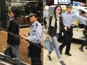 Làng sao - Cảnh sát đích thân hộ tống cho Lưu Diệc Phi