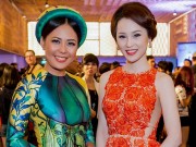 Làng sao - Thái Như Ngọc đẹp kiêu kỳ bên MC Việt Hà