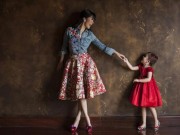 Làng sao - Hồng Nhung ngưỡng mộ con gái khi làm mẫu nhí