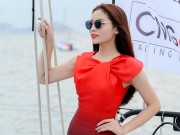 Làng sao - HH Kỳ Duyên khoe dáng chuẩn trên du thuyền triệu đô