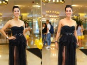 Làng sao - MC Kỳ Duyên gợi cảm khi về nước làm giám khảo