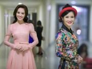 Làm đẹp - Hồng Nhung, Thụy Vân thăng hoa nhan sắc với tóc đẹp