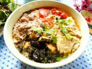 Bếp Eva - Bún riêu ốc nóng hổi chào bữa sáng