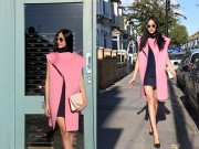 Thời trang - Hoàng Thùy khoe street style cá tính trên phố London
