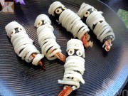 Bếp Eva - Sushi tôm hình xác ướp Holloween cho bé