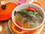 Bếp Eva - Canh cá mú nấu lá lốt nóng hổi