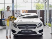 Làng sao - Ngọc Thạch khoe xế hộp sang trọng chồng tặng