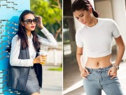Làng sao - "Chân dài" Diệu Huyền, Trang Lạ cá tính trên phố