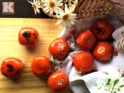 Bếp Eva - Bánh gấc nhân đậu xanh đẹp mắt, ngon miệng