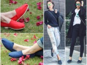 Thời trang - Chán cao gót, Hà Tăng "kết thân" với giày lười bình dân