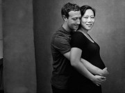 Bà bầu - Ông chủ Facebook khoe ảnh tình cảm bên vợ bầu