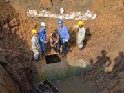 Tin tức - HN: Đường ống nước Sông Đà gặp sự cố lần thứ 16