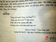 Tin tức - Phụ huynh sốc với bản dịch mới của bài thơ Sông núi nước Nam