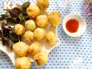 Bếp Eva - Khoai tây bọc chả gà viên chiên xù