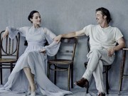 Làng sao - Angelina Jolie nô đùa, nghịch ngợm bên Brad Pitt