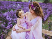 Làm mẹ - Bộ ảnh đẹp như cổ tích của hot girl Mai Thỏ bên con gái