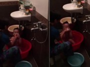 Làm mẹ - Hà Nội: Phẫn nộ người giúp việc bạo hành bé 3 tuổi khi tắm