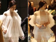 Làng sao - Sốc ngắm hình ảnh Trần Nghiên Hy diện đồ xuyên thấu