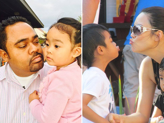 Thu Phương - Dũng Taylor hạnh phúc bên 2 con