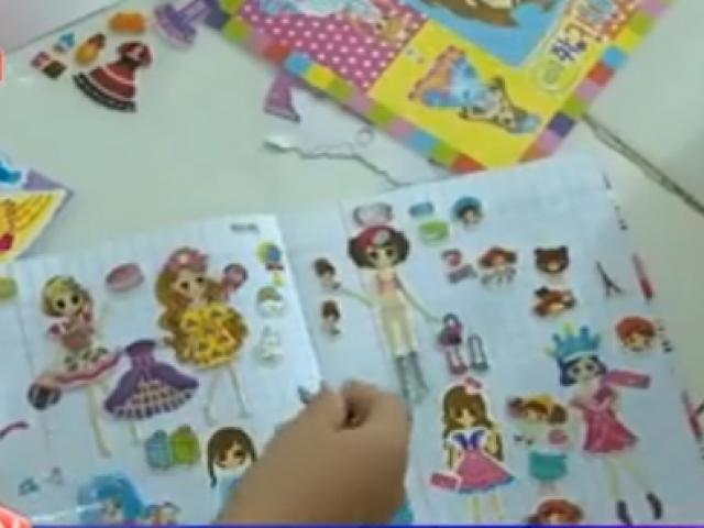 Cảnh báo miếng dán hoạt hình Trung Quốc có thể gây ung thư