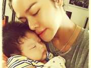 Làng sao - Nhật Kim Anh bình yên bên con trai