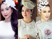Thời trang - 3 mỹ nhân Việt thích chơi trội với phụ kiện tóc độc lạ