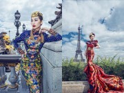 Thời trang - "Chân dài" Quỳnh Thy lộng lẫy giữa kinh đô Paris
