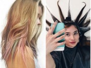 Làm đẹp - Nhuộm tóc hightlight siêu đẹp với phương pháp "sơn nước"