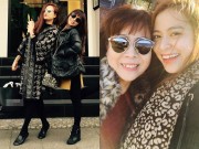 Làng sao - Mẹ con Hoàng Thùy Linh trẻ trung như 2 chị em