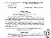 Tin tức - Bộ TT&TT nói về vụ bị phạt vì "chê" chủ tịch trên Facebook