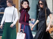 Thời trang - Váy xòe xếp ly vẫn khiến các người đẹp thổn thức