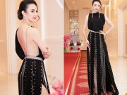Làng sao - HH Ngọc Diễm khoe trọn tấm lưng trần gợi cảm