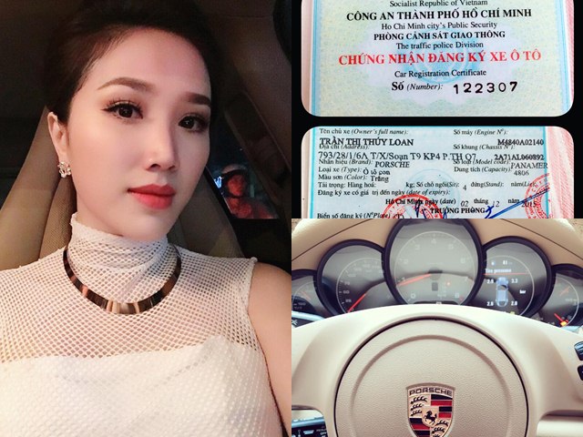 Bảo Thy khoe khéo xế hộp có giá tiền tỷ