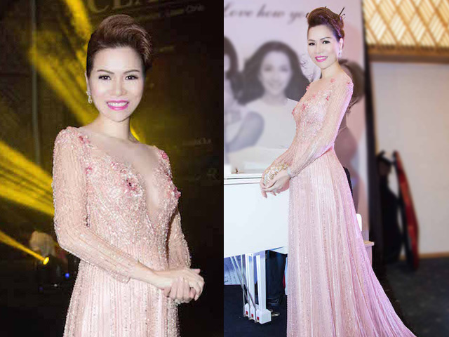 Quý bà Bùi Thị Hà nền nã với thiết kế của Hoàng Hải